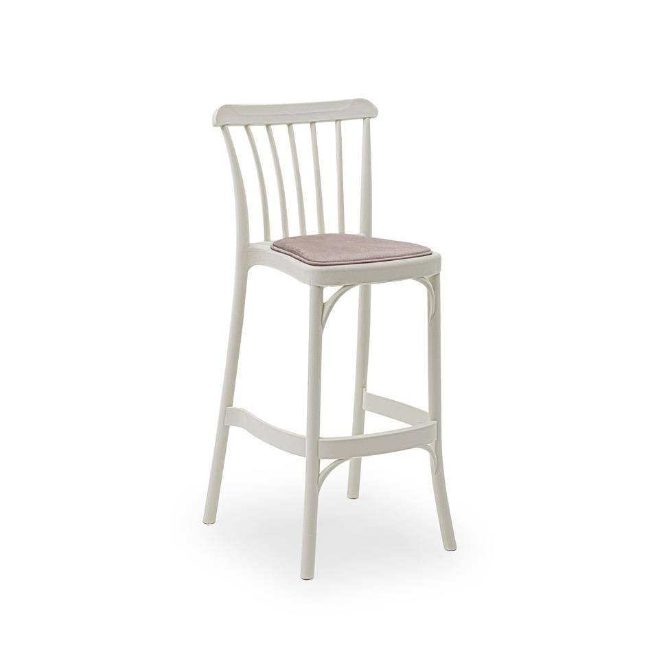Gozo Pad Döşemeli  Bar Sandalyesi | 75 cm
