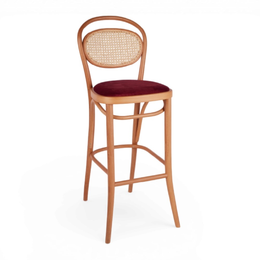 Linda Minderli Hazeran Thonet Bar Sandalyesi