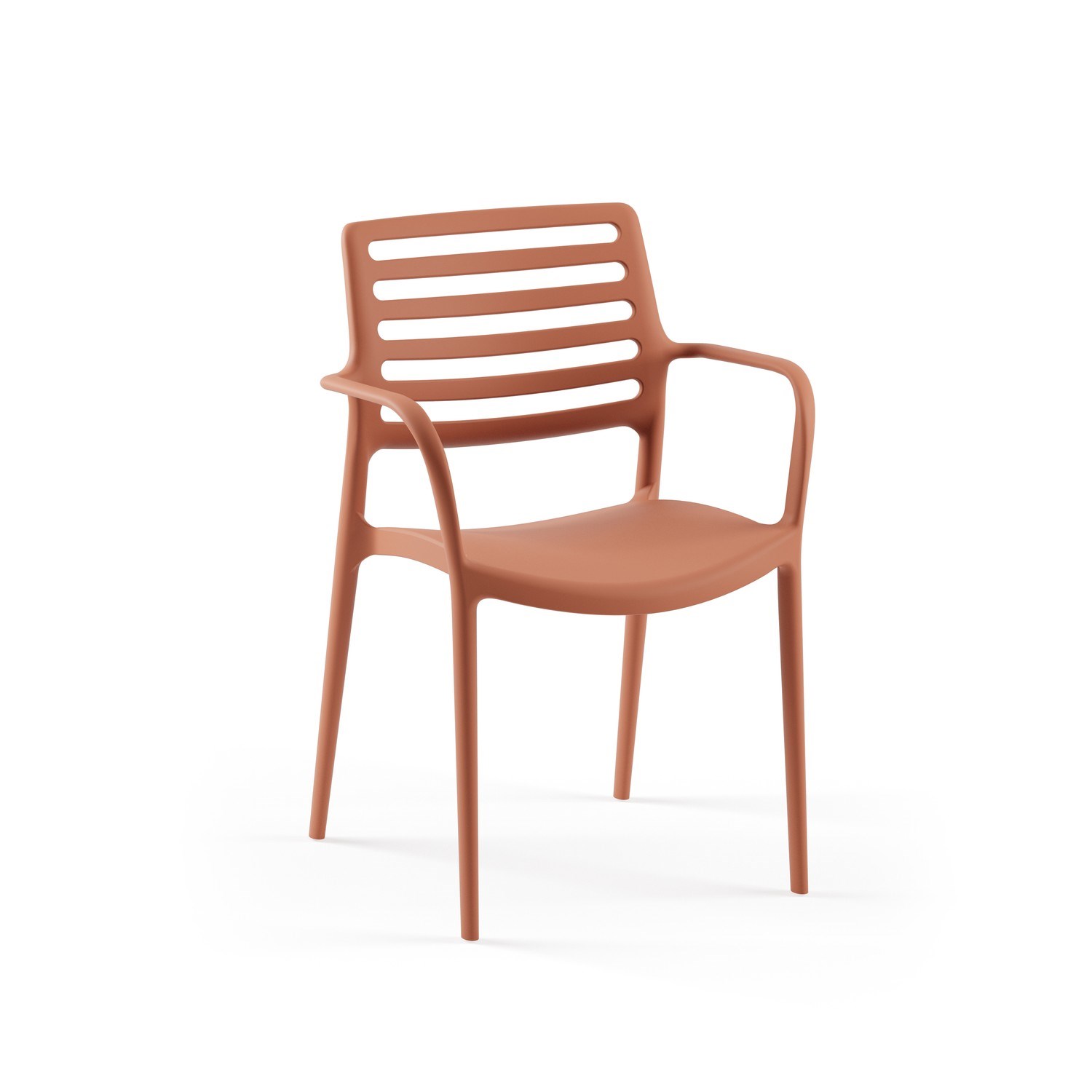 Louise-XL Polipropilen Sandalye - Bahçe, Balkon, Kafe, Restoran İçin