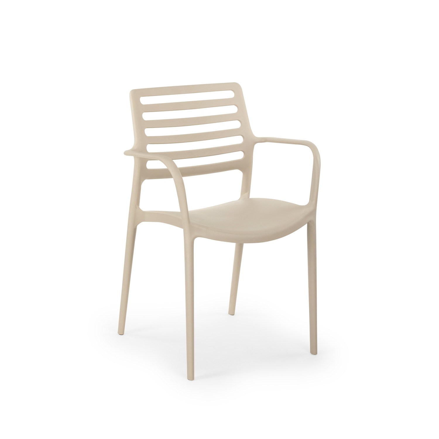Louise-XL Polipropilen Sandalye - Bahçe, Balkon, Kafe, Restoran İçin