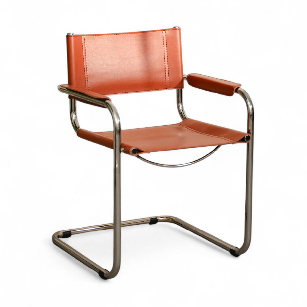 Mart Stam S34 Metal Deri Sandalye