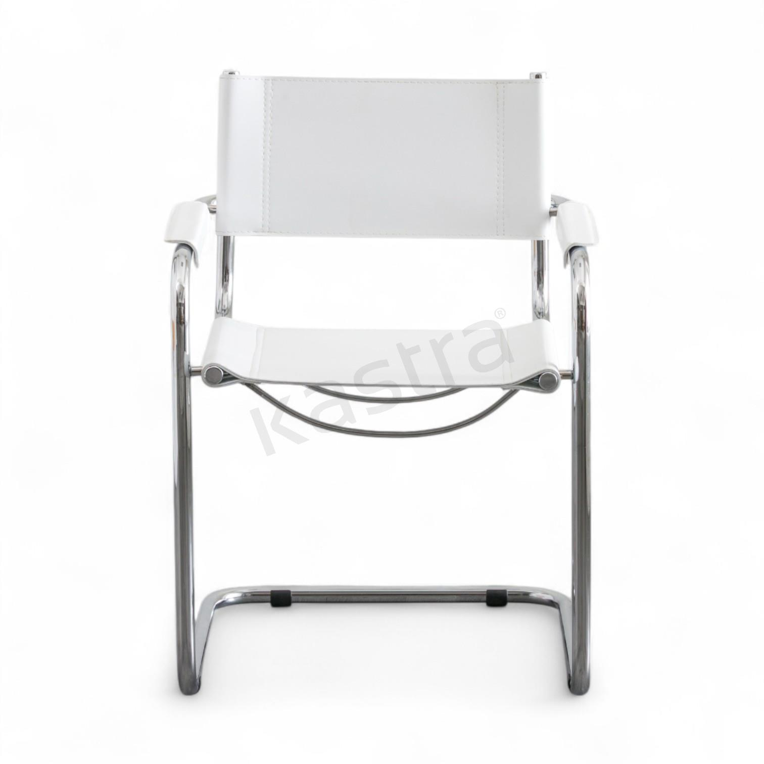 Mart Stam S34 Metal Deri Sandalye