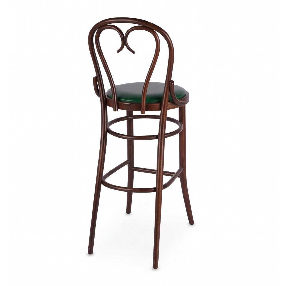 Miny Minderli Ahşap Thonet Bar Sandalyesi