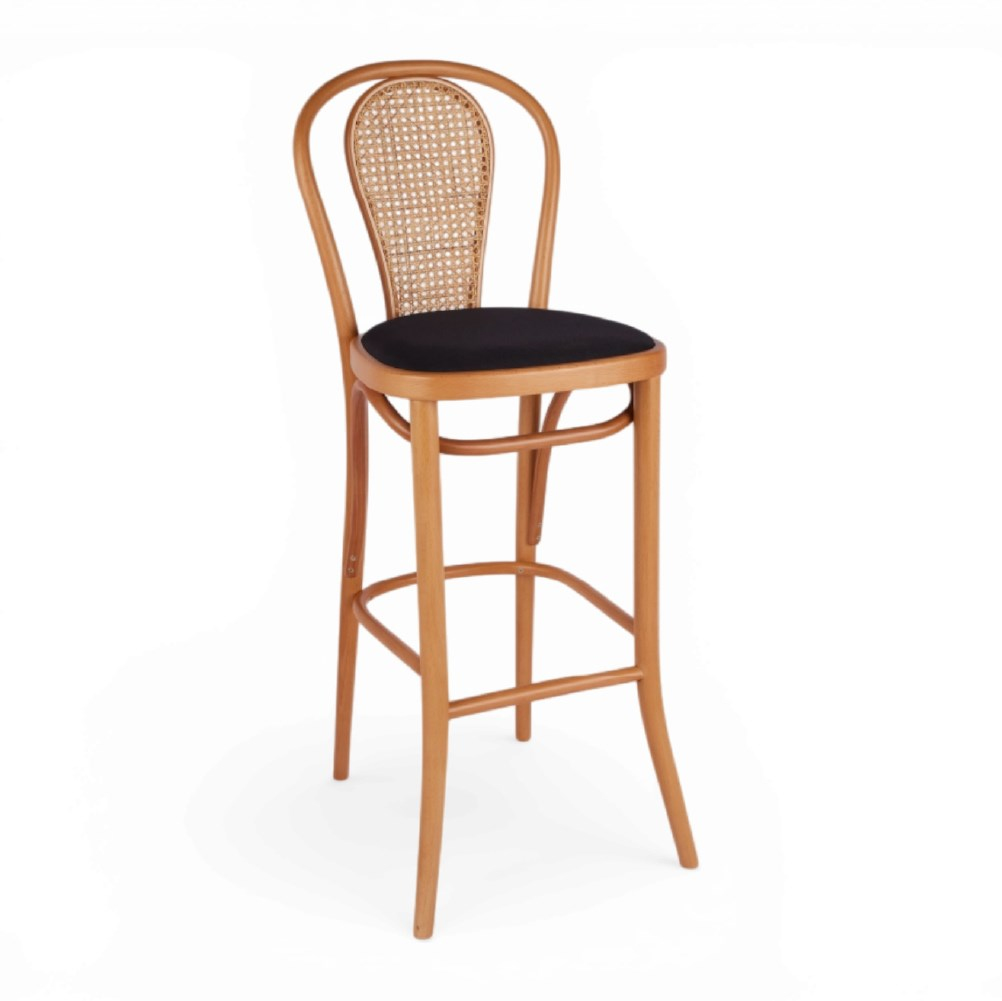 Jessica  Minderli Hazeran Sırt Thonet Bar Sandalyesi