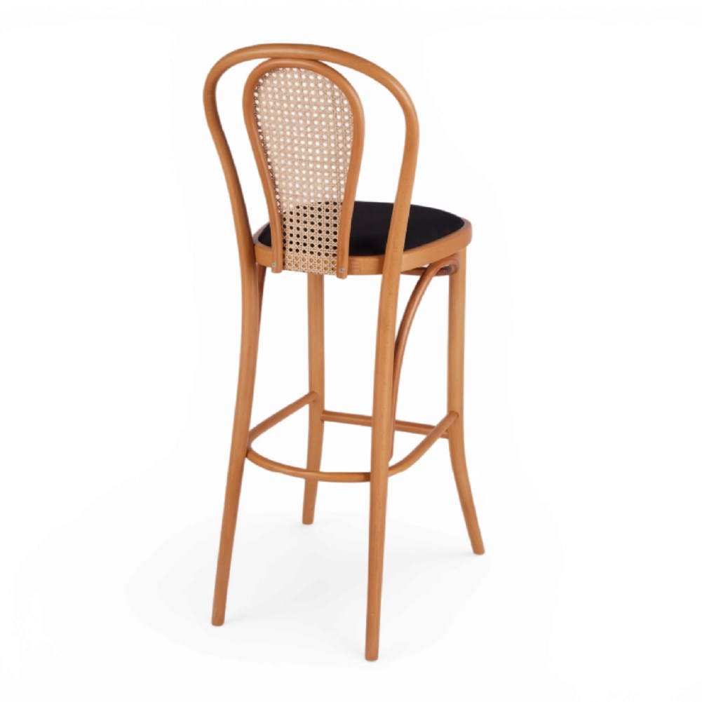 Jessica  Minderli Hazeran Sırt Thonet Bar Sandalyesi