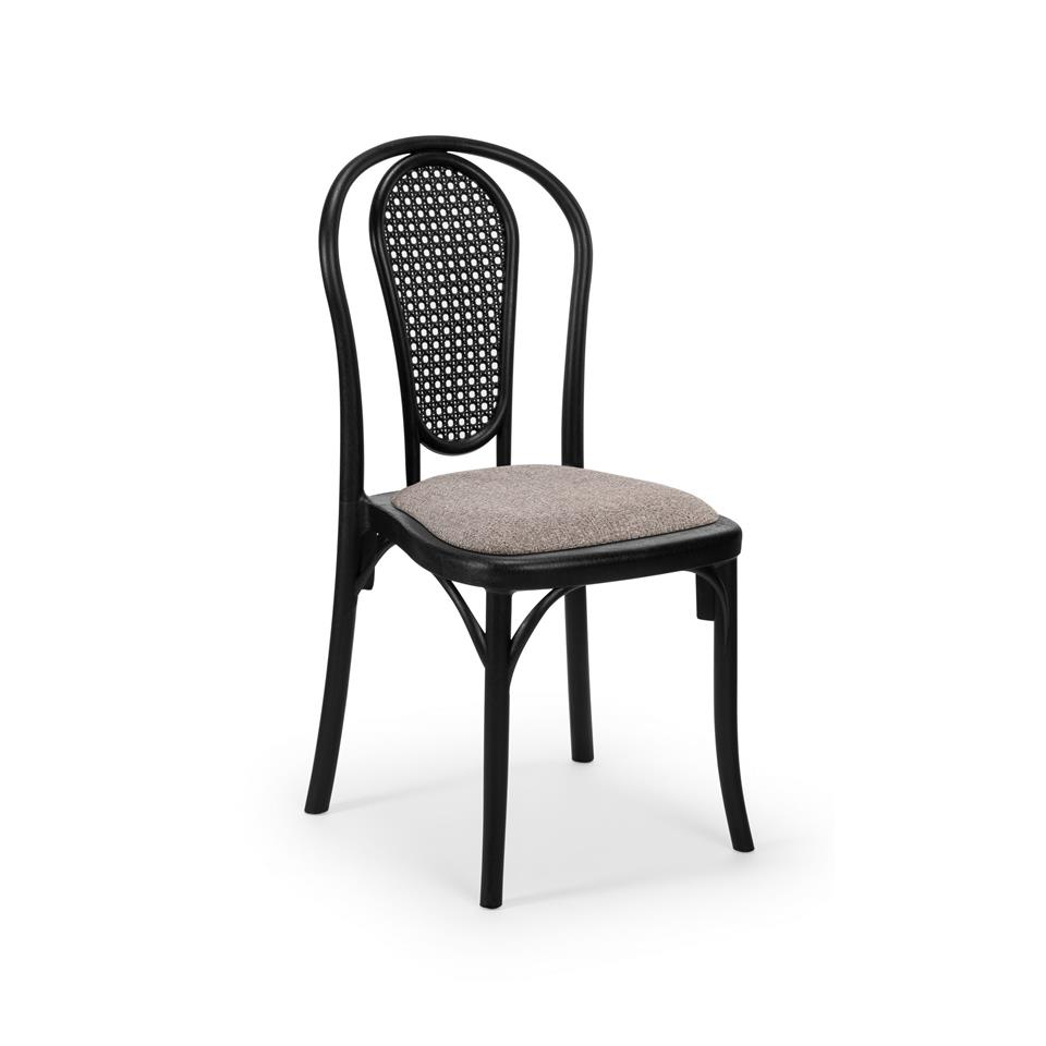 Sozo-C Pad Döşemeli Polipropilen Sandalye - Bahçe, Balkon, Kafe, Restoran İçin