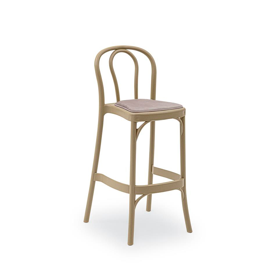 Sozo Pad Döşemeli  Bar Sandalyesi | 75cm