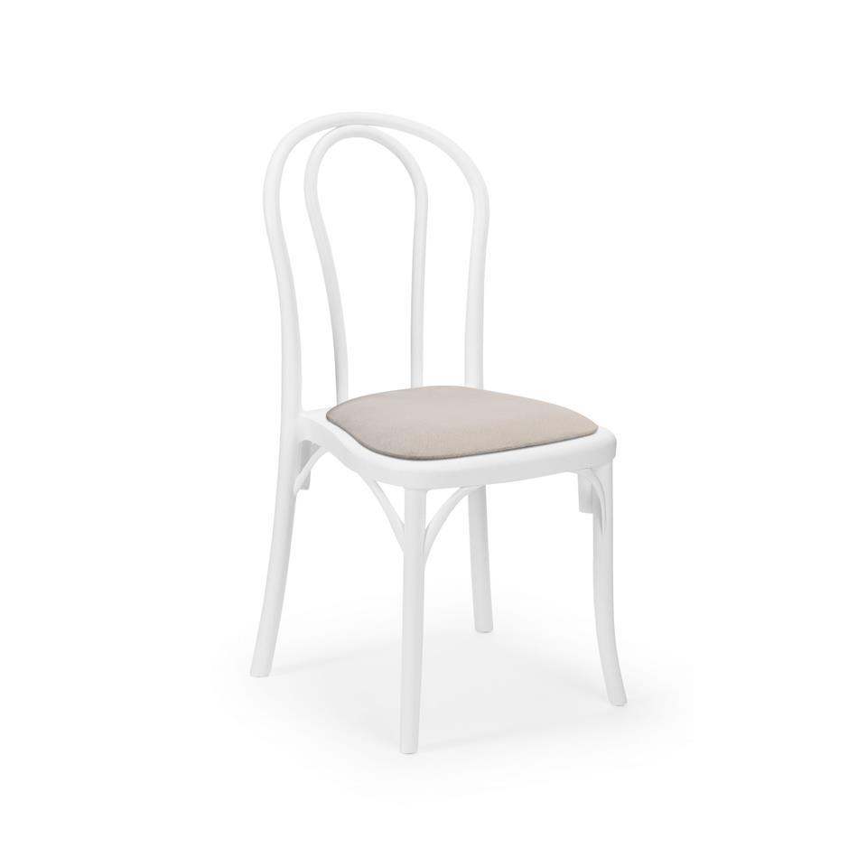 Sozo Pad Döşemeli Polipropilen Sandalye - Bahçe, Balkon, Kafe, Restoran İçin