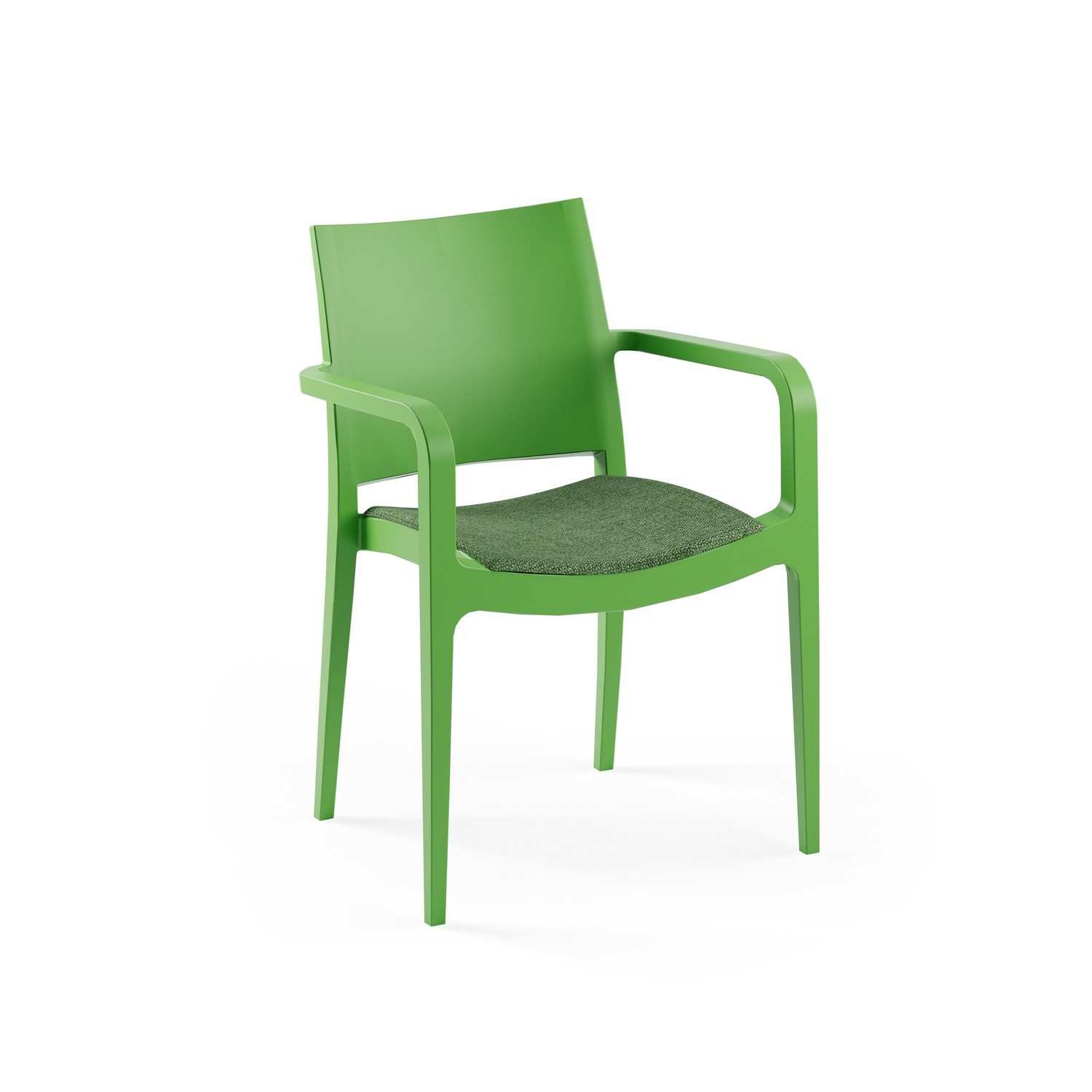 Specto-XL Pad Döşemeli Polipropilen Sandalye - Bahçe, Balkon, Kafe, Restoran İçin