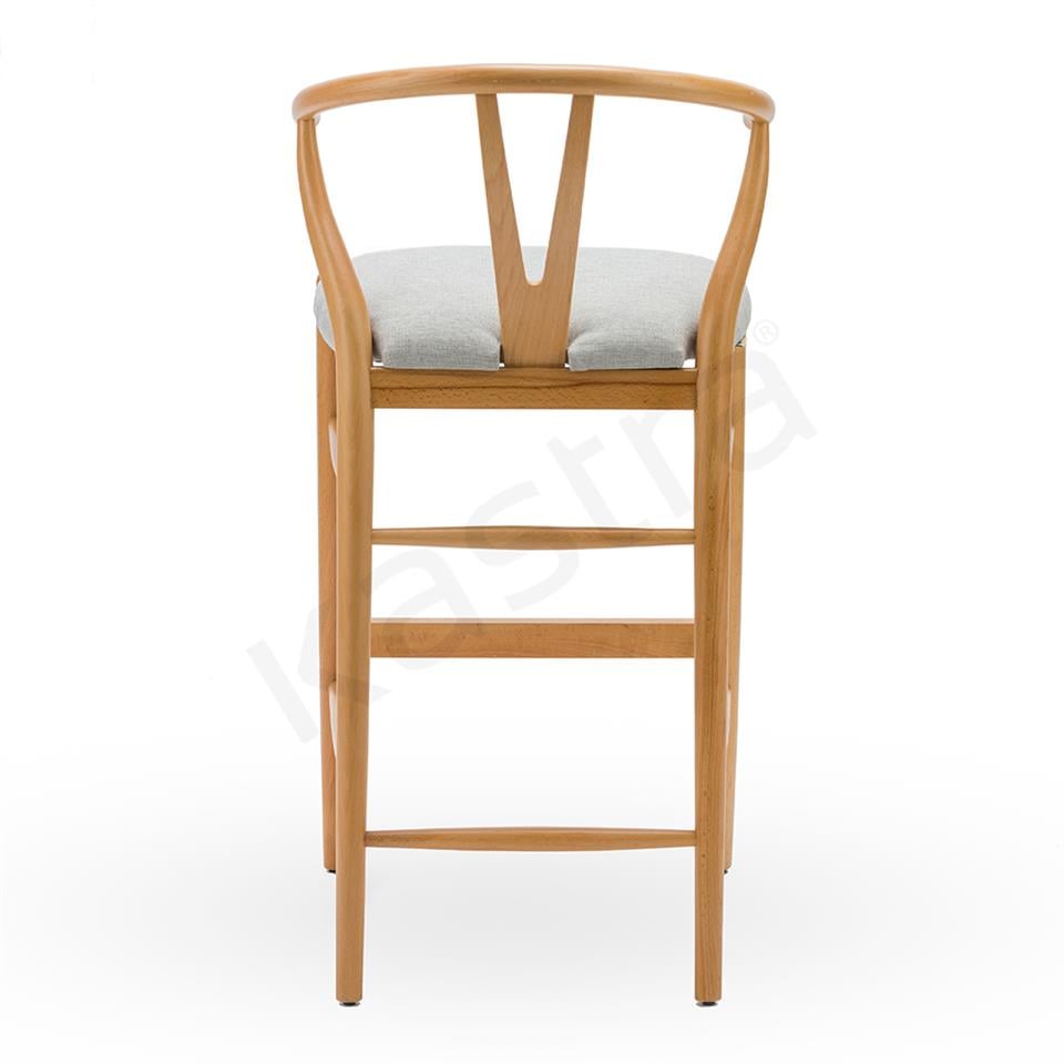 Wishbone Bar Sandalyesi Kumaşlı