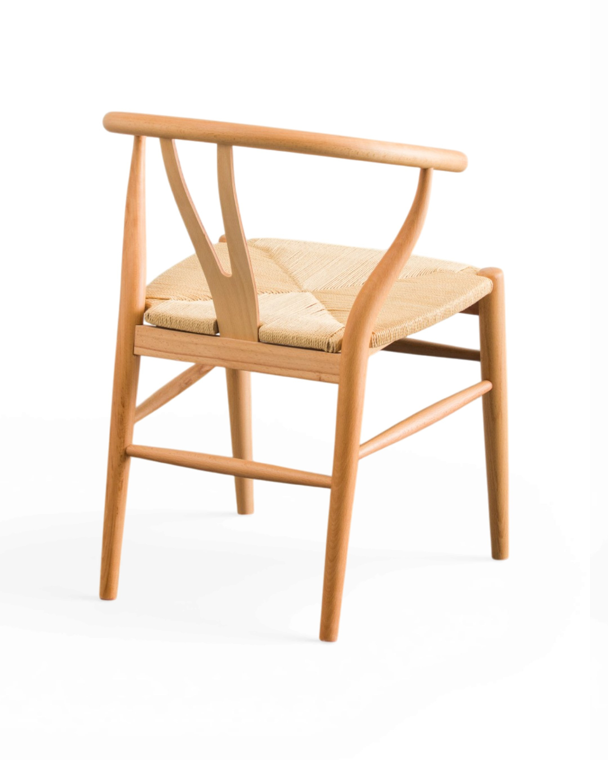 Wishbone İp Hasır Sandalye - Naturel