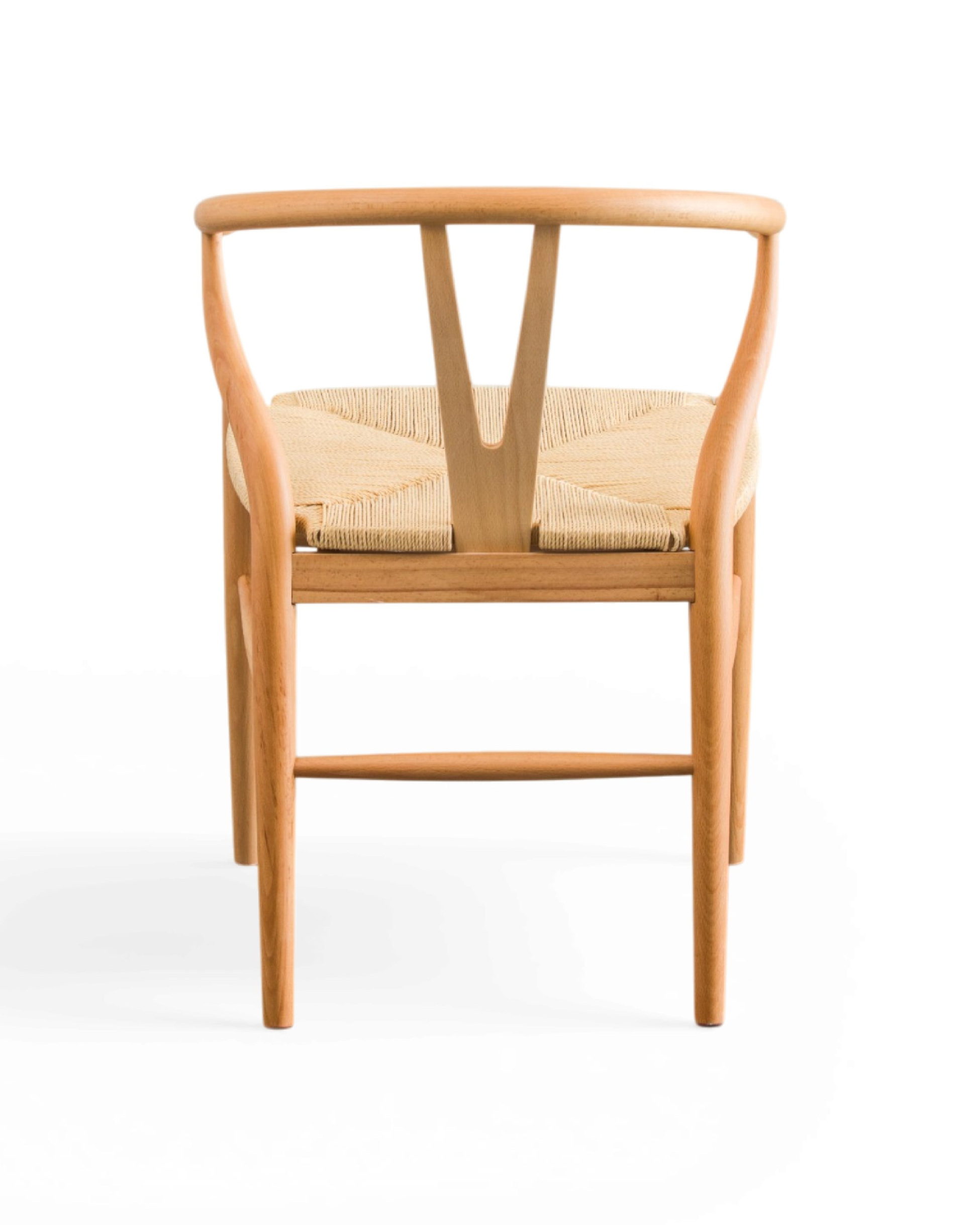 Wishbone İp Hasır Sandalye - Naturel