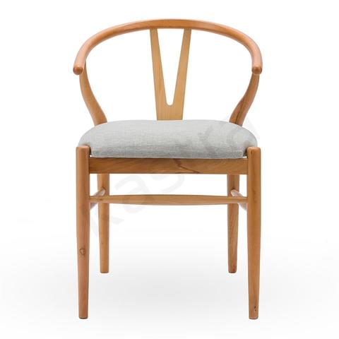 Wishbone Minderli Sandalye - Naturel
