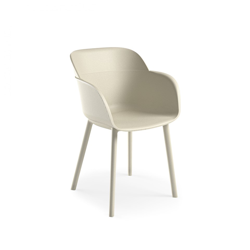 Shell-P Polipropilen Sandalye - Bahçe, Balkon, Kafe, Restoran İçin