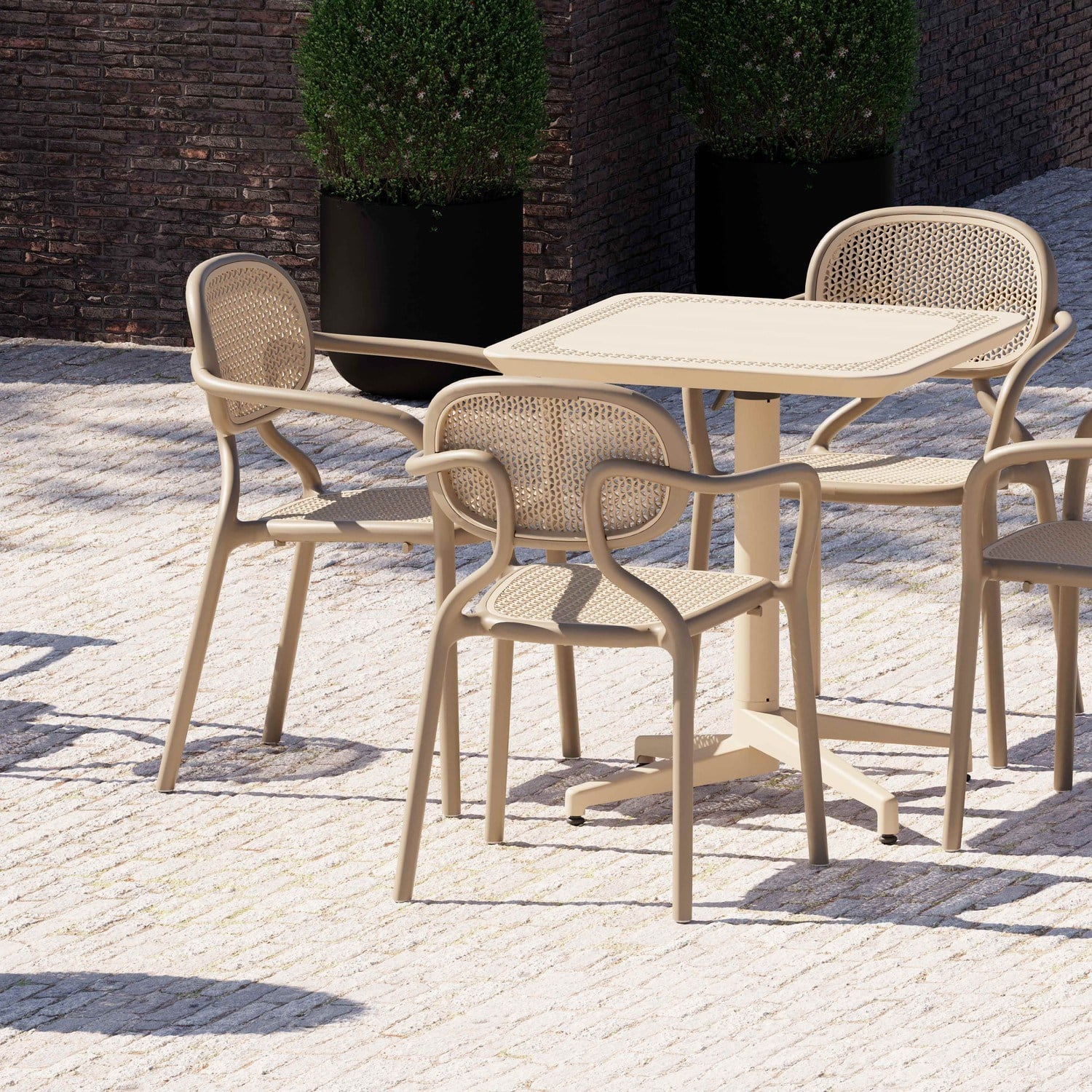 Haz Polipropilen Sandalye - Bahçe, Balkon, Kafe, Restoran İçin