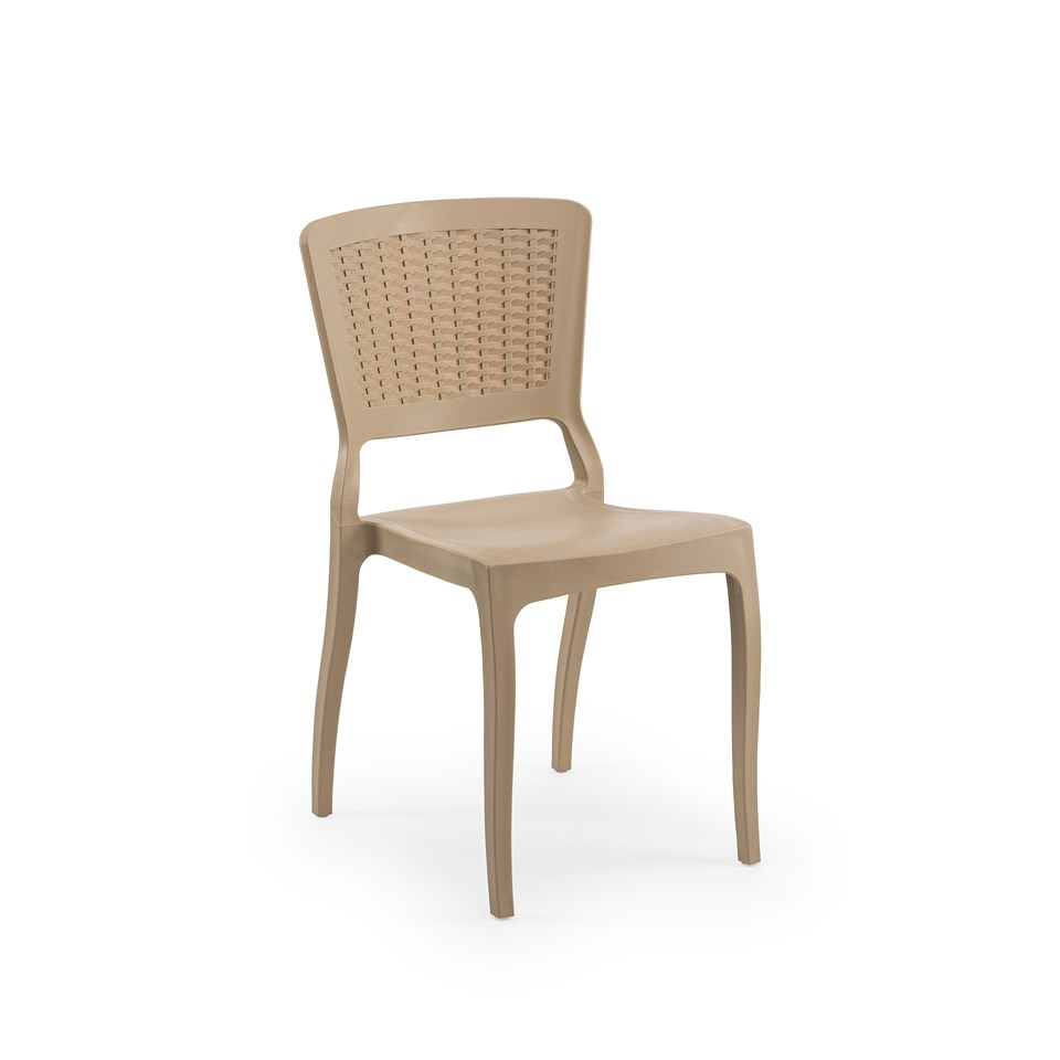 4 ADET ANTRO RATTAN DETAYLI BAHÇE, BALKON SANDALYESİ