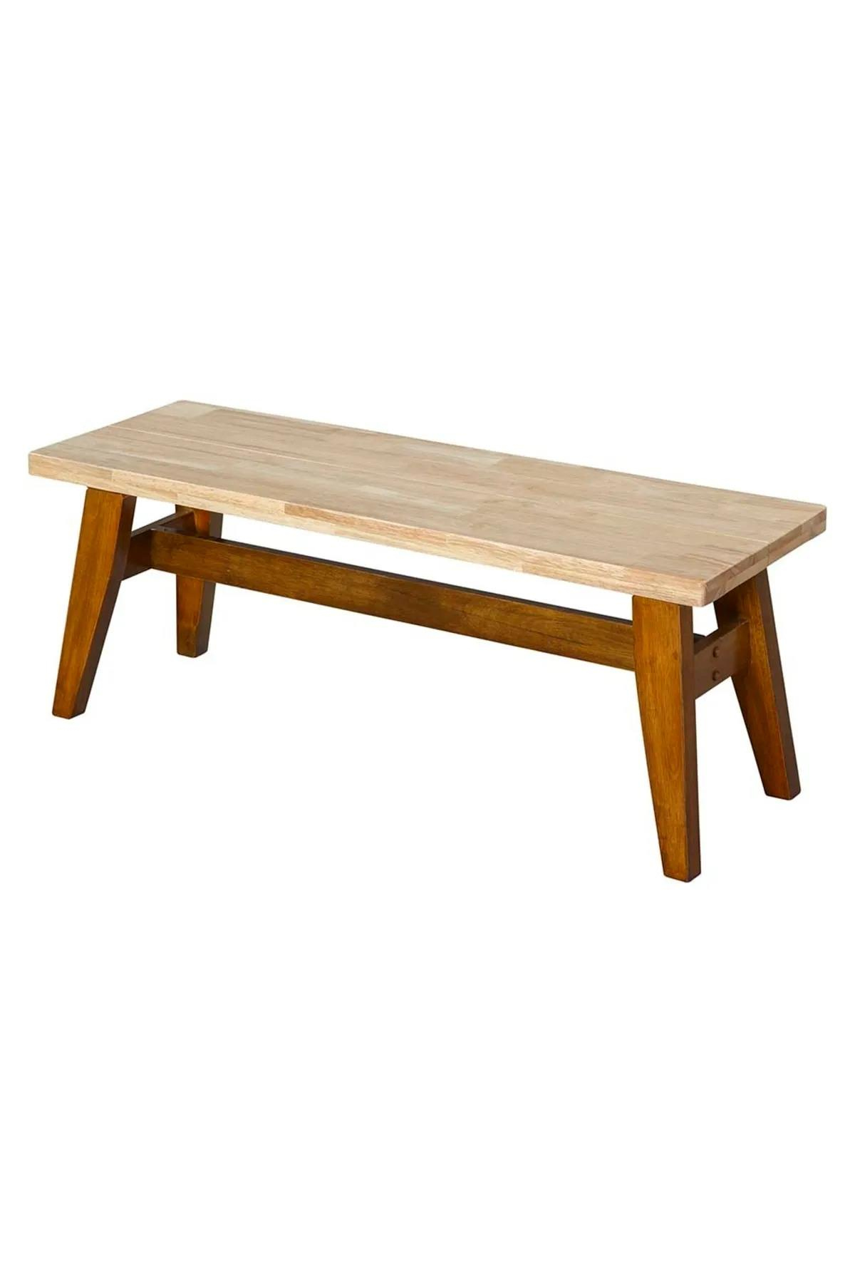 Kastra Ahşap Mutfak Masa & Bench & 2 Sandalye Takımı 