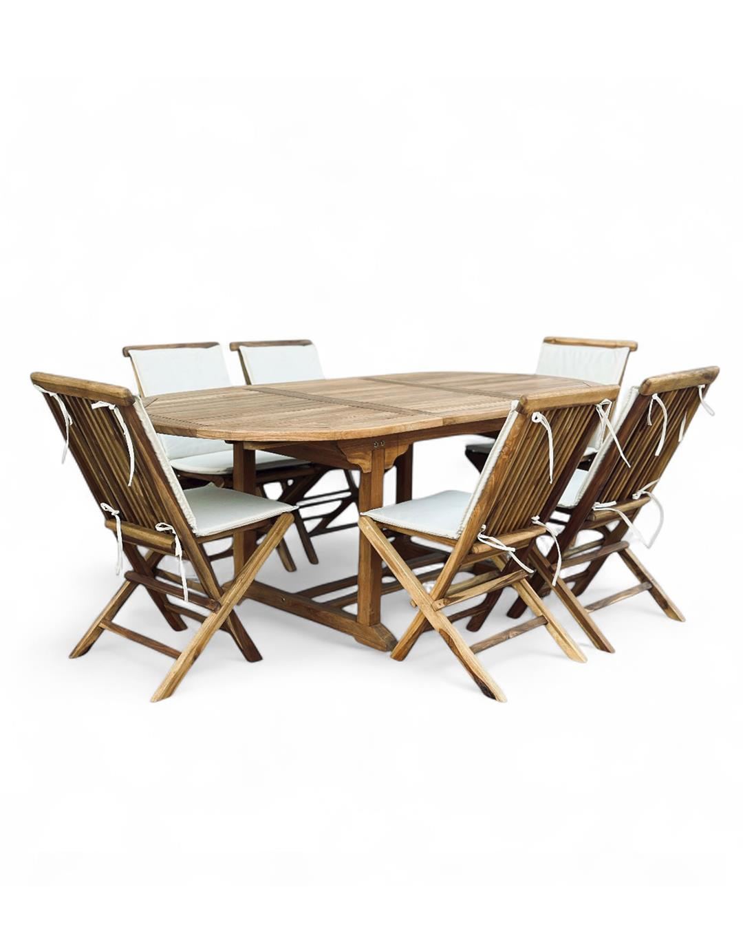 Kastra Argon Teak Masa Sandalye Seti 