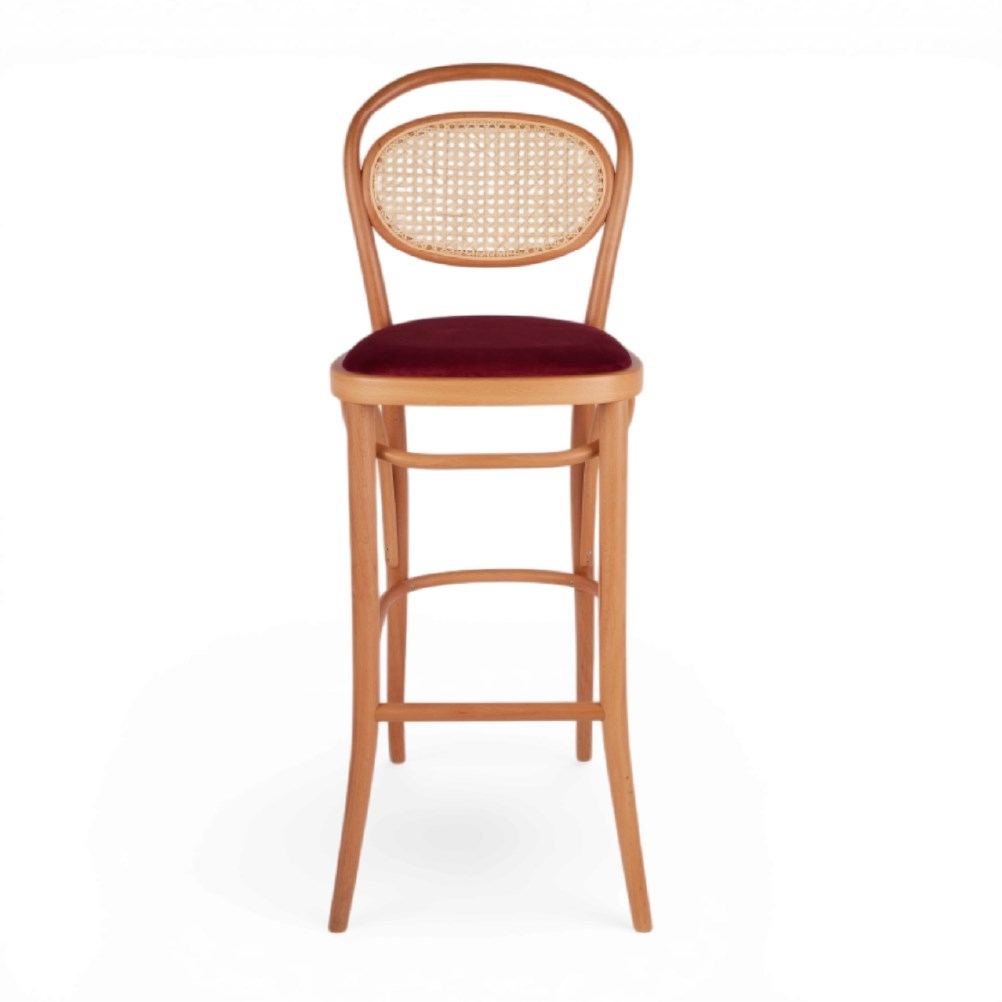 Kastra Linda Minderli Hazeran Thonet Bar Sandalyesi 