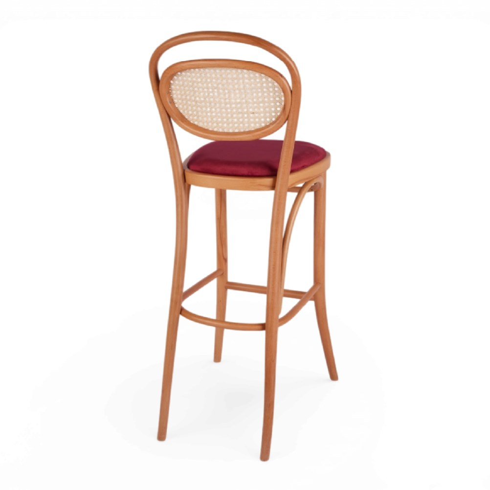 Kastra Linda Minderli Hazeran Thonet Bar Sandalyesi 