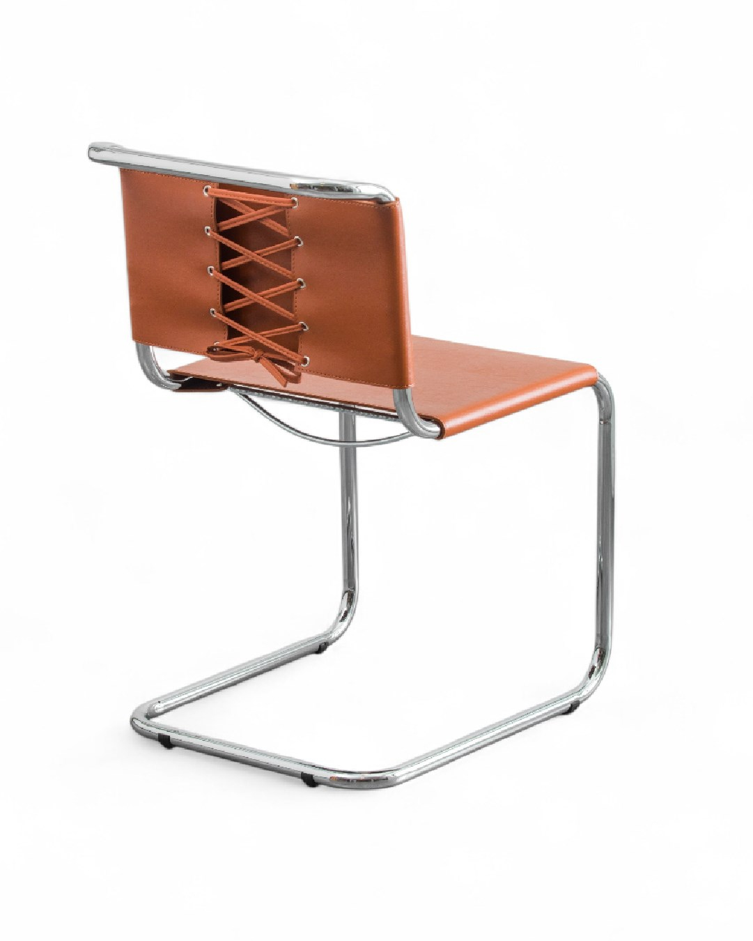 Kastra Marcel Breuer Deri Döşeme Metal Sandalye 