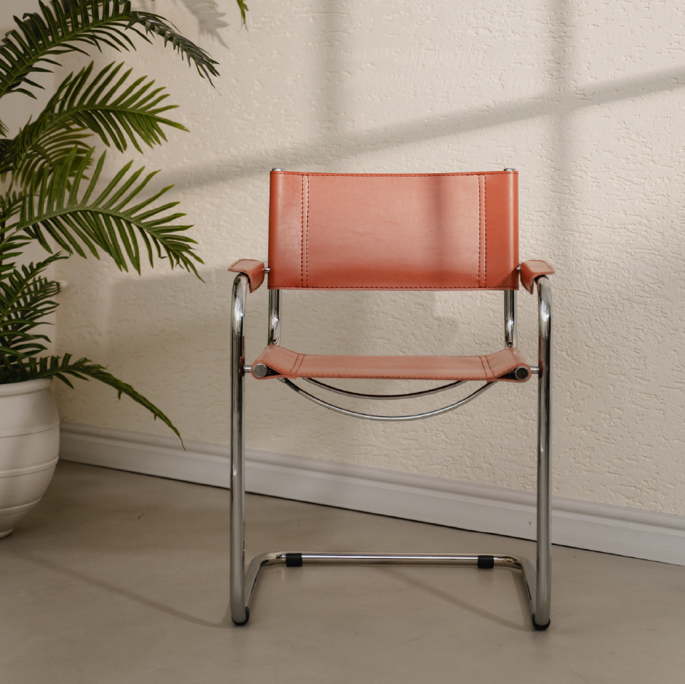 Kastra Mart Stam S34 Metal Deri Sandalye 