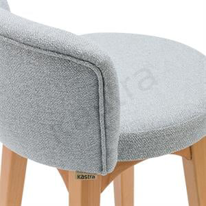Kastra Melua Ahşap Bar Sandalyesi 