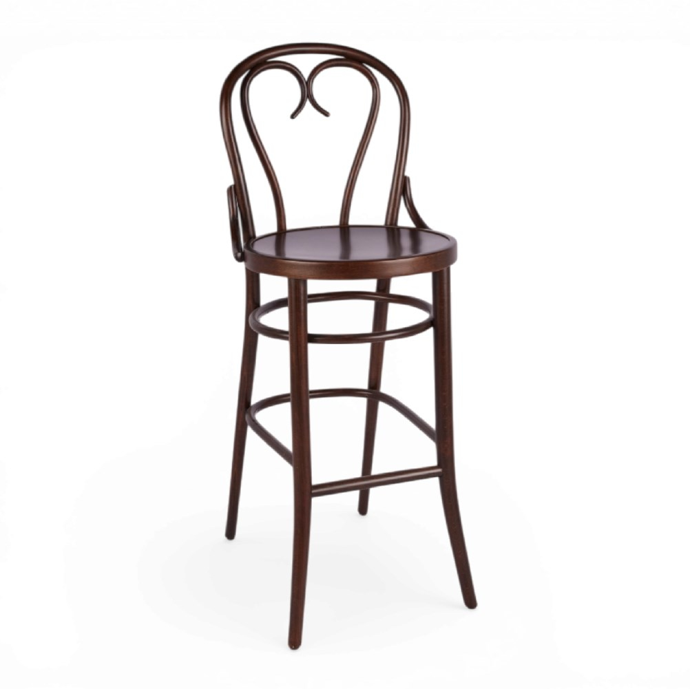 Kastra Miny Ahşap Thonet Bar Sandalyesi 