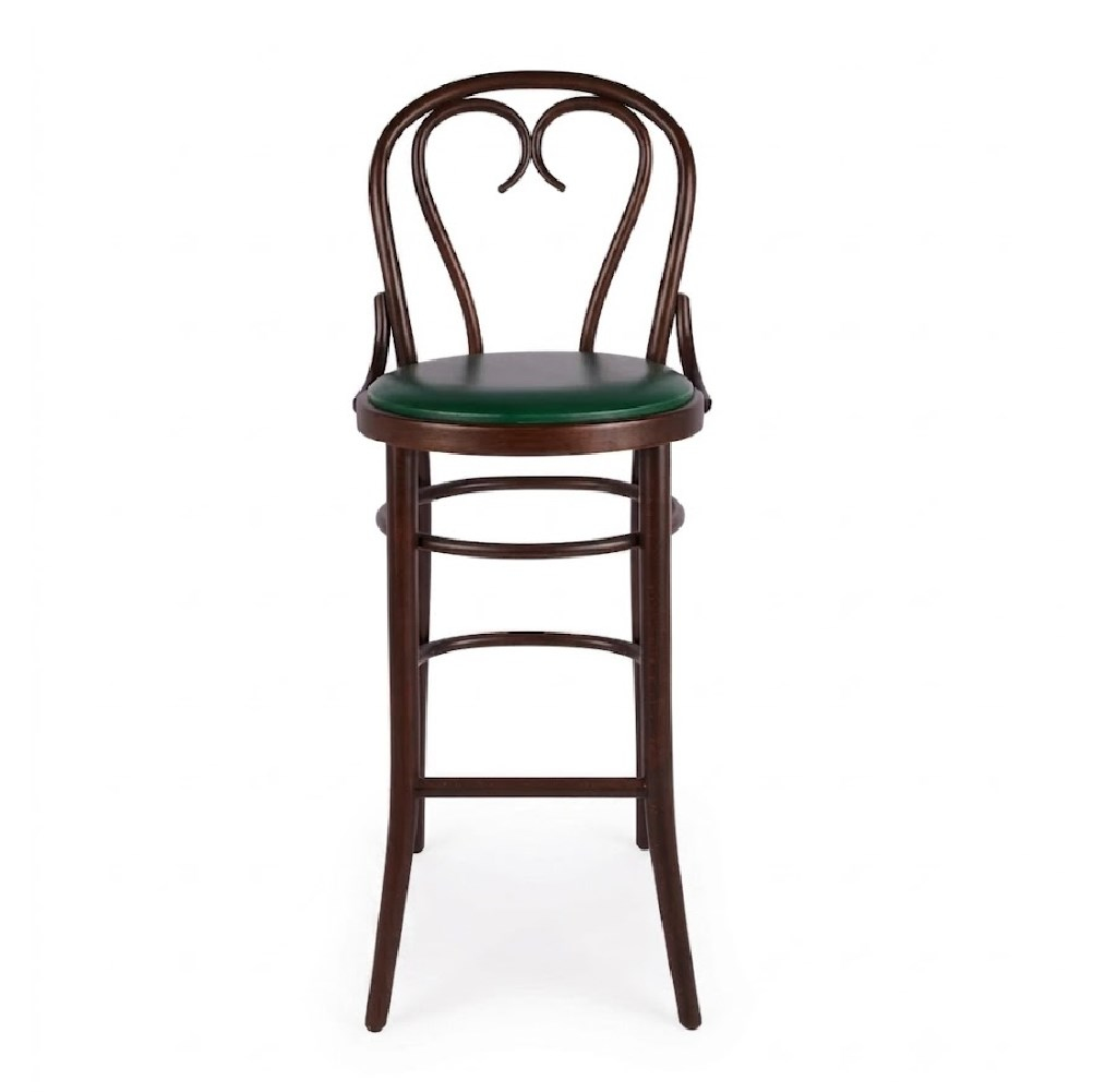 Kastra Miny Minderli Ahşap Thonet Bar Sandalyesi 