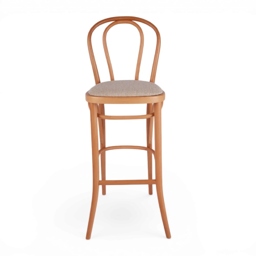 Kastra Sofya Minderli Thonet Bar Sandalyesi 