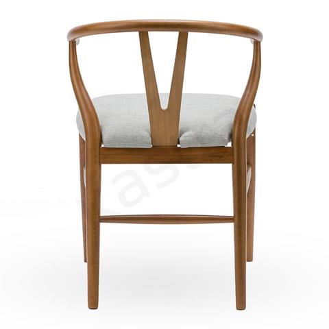 Kastra Wishbone Minderli Sandalye - Ceviz 