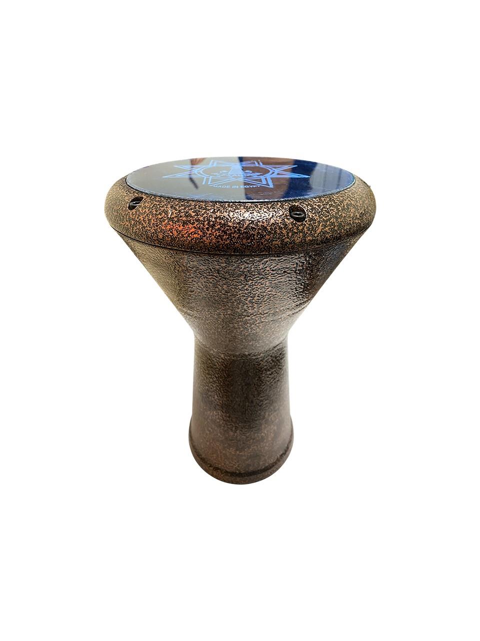 Alexandria Mısır Döküm Profesyonel Darbuka Kahverengi 22 cm