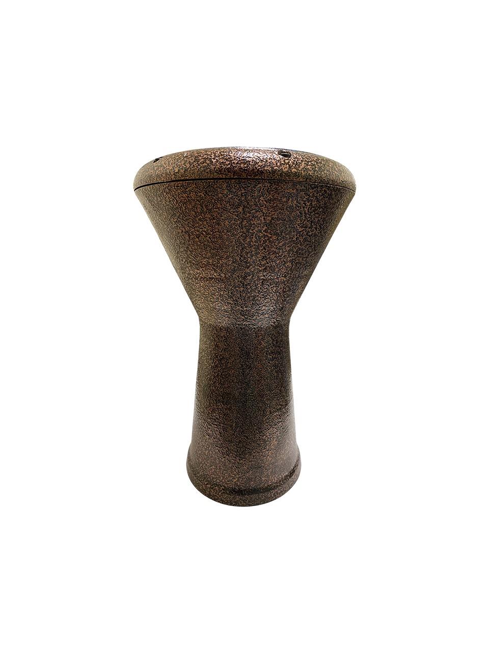 Alexandria Mısır Döküm Profesyonel Darbuka Kahverengi 22 cm