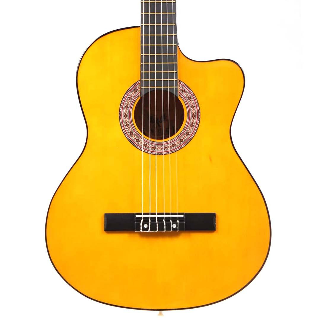 Angel ACG100C-N 4/4 Cutaway Naturel Klasik Gitar