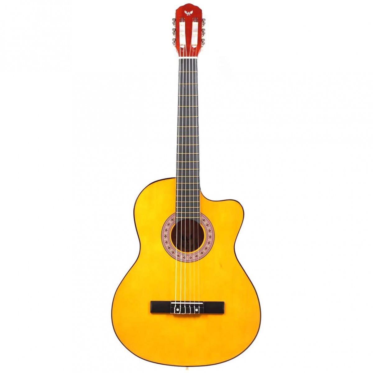 Angel ACG100C-N 4/4 Cutaway Naturel Klasik Gitar