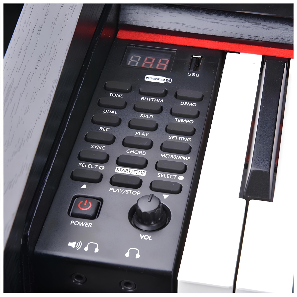 Bolanschi BL-8808 HA-BK Hammer Action Dijital Piyano (Siyah)