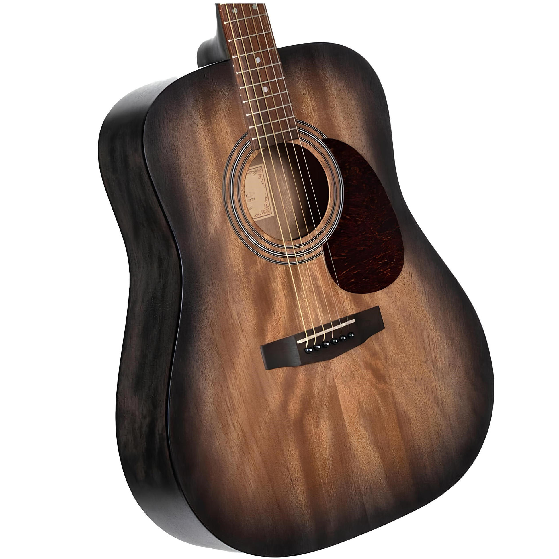 CORT EARTH60M OPTB AKUSTİK GİTAR, OPEN PORE TRANS BLACK BURST