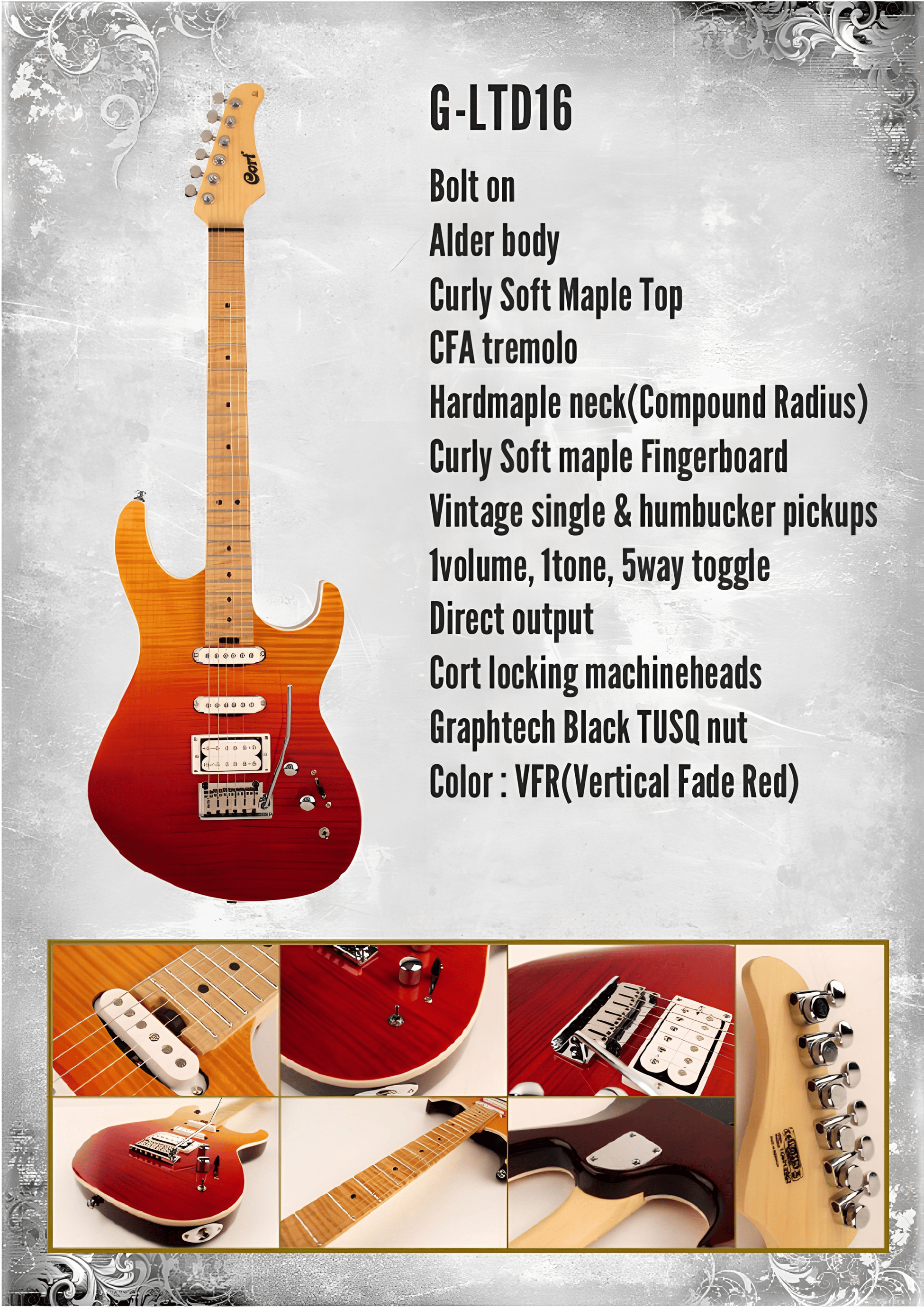 CORT G-LTD16JSS ELEKTRO GİTAR