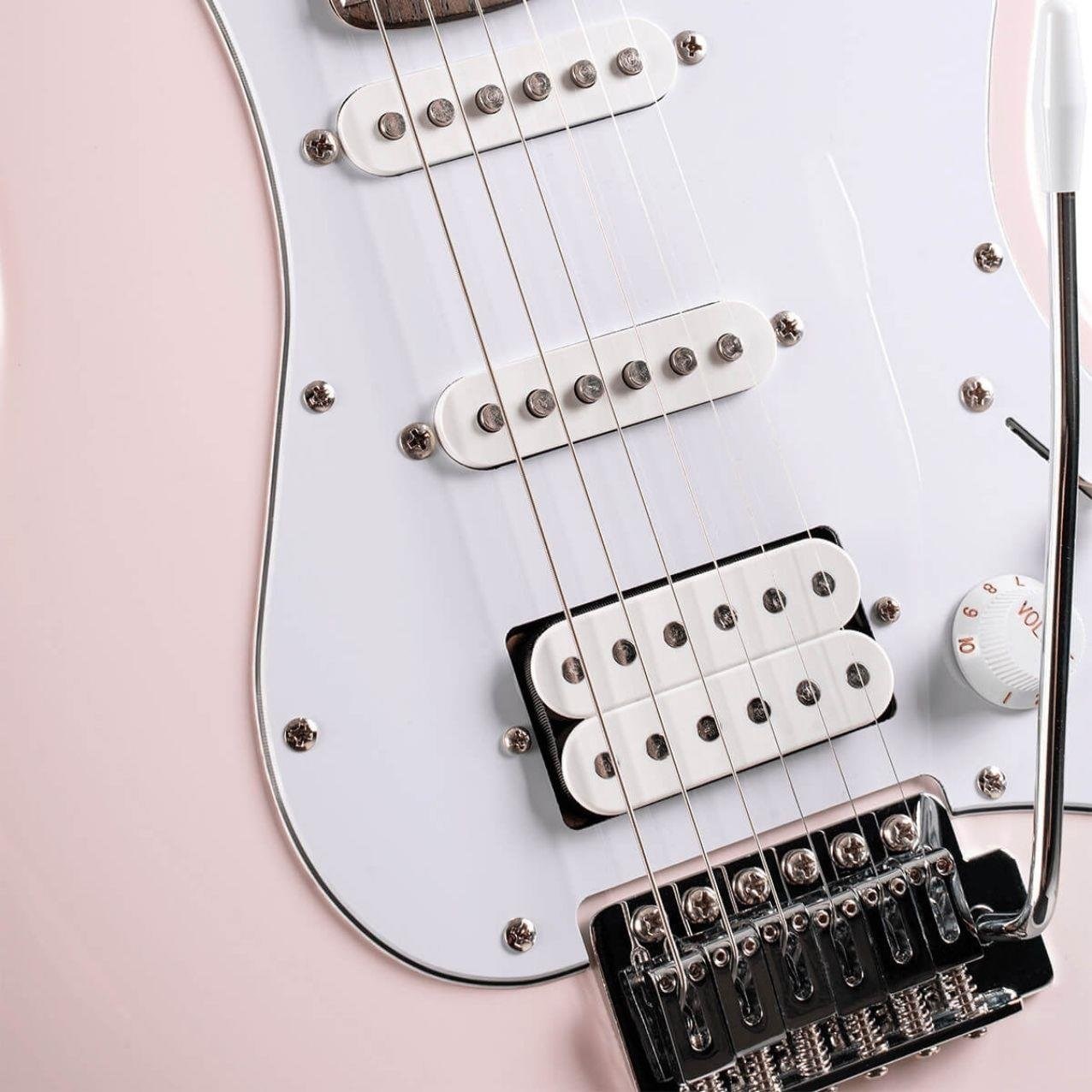 CORT G200PPK ELEKTRO GİTAR, PASTEL PEMBE, POWER SOUND (H-S-S)
