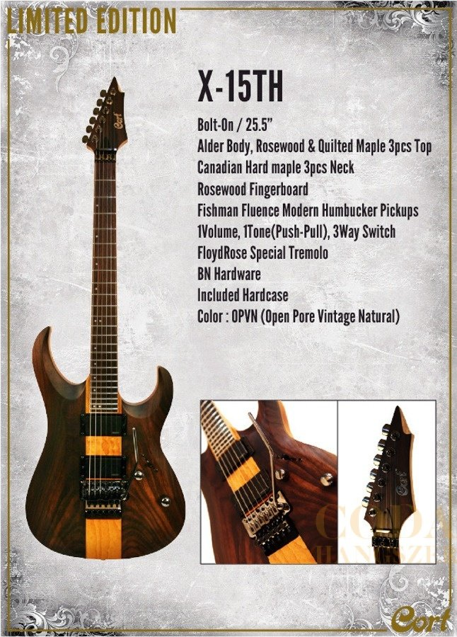 CORT X-15TH OPVN ELEKTRO GİTAR