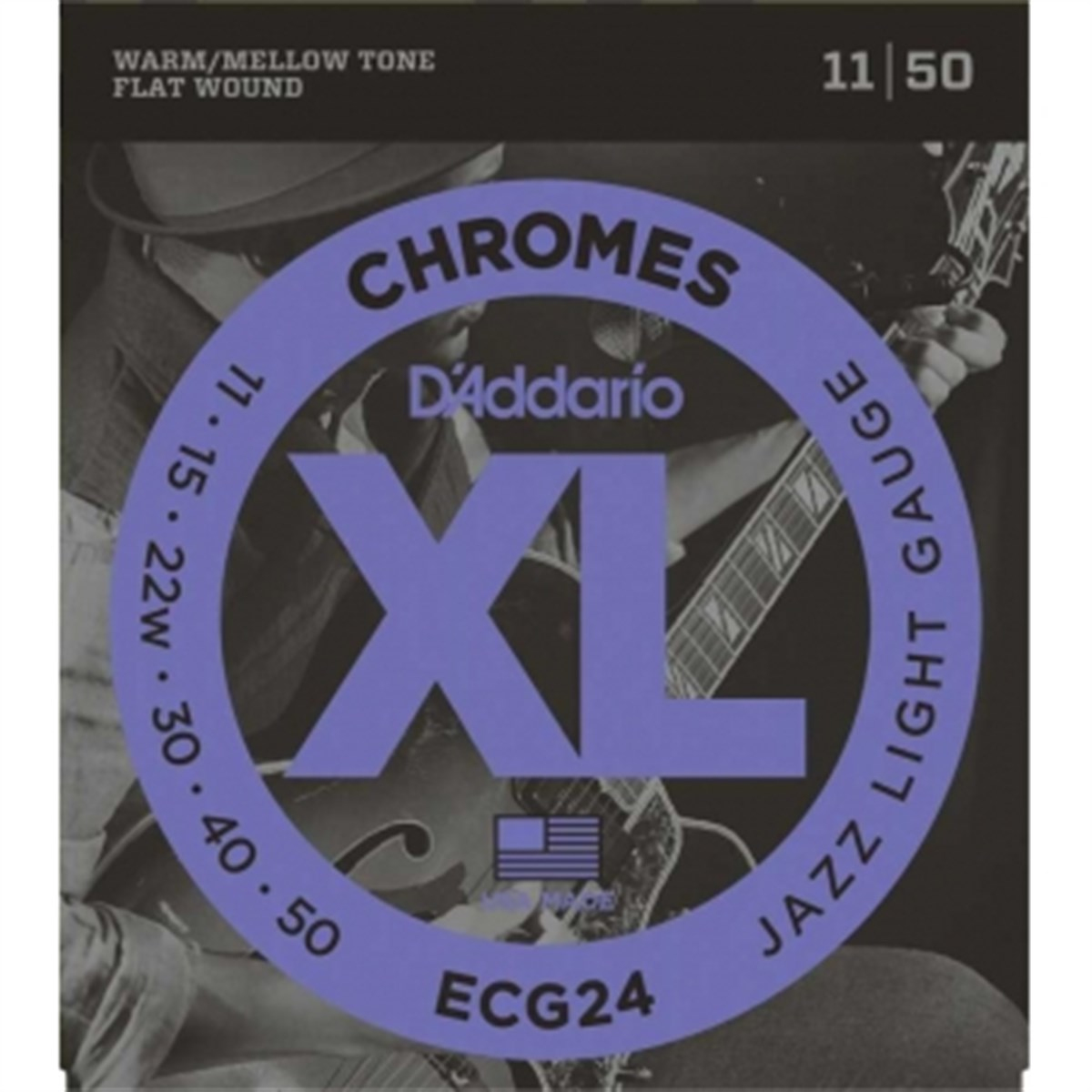 DADDARIO ECG24 ELEKTRO GİTAR TELİ, CHROMES, 11-50