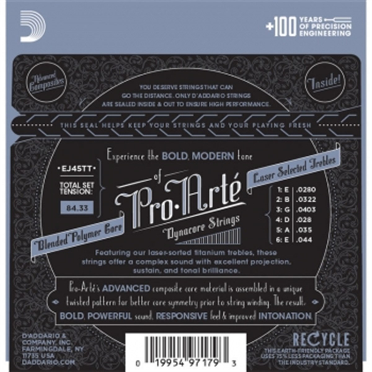 DADDARIO EJ45TT KLASİK GİTAR TEL SETİ NORMAL TENSION