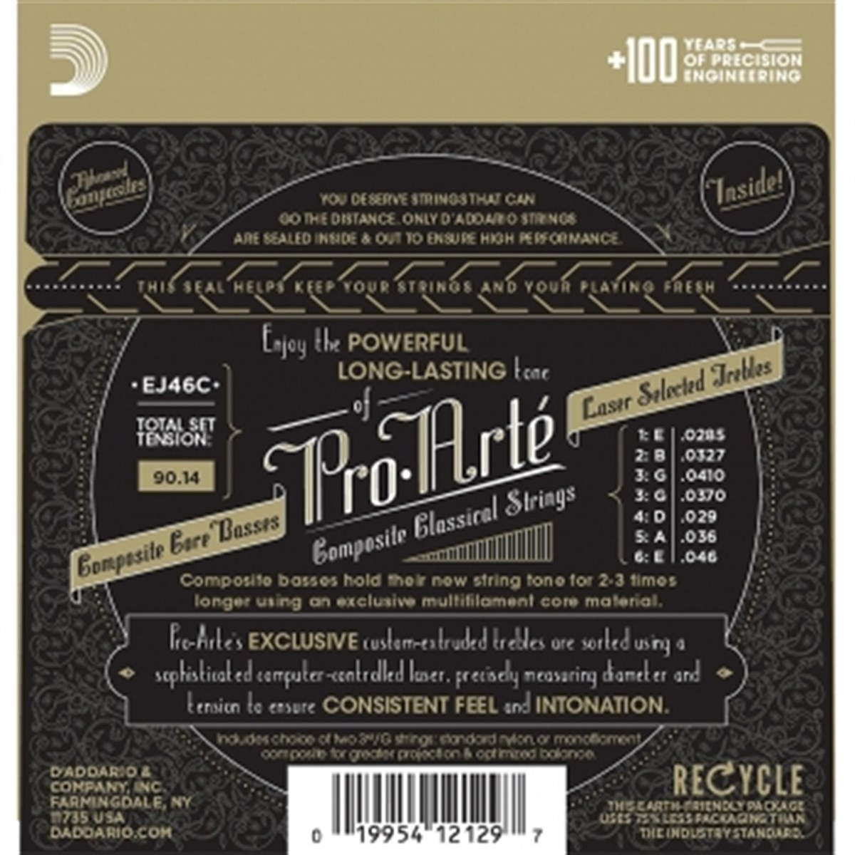 DADDARIO EJ46C KLASİK GİTAR TEL SETİ HARD TENSION