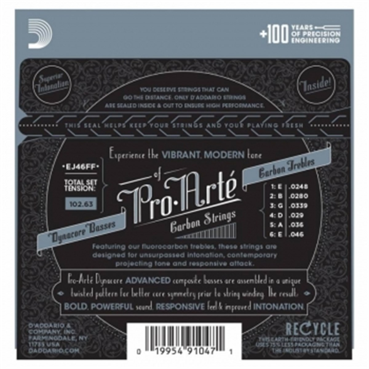 DADDARIO EJ46FF KLASİK GİTAR TEL SETİ HARD TENSION