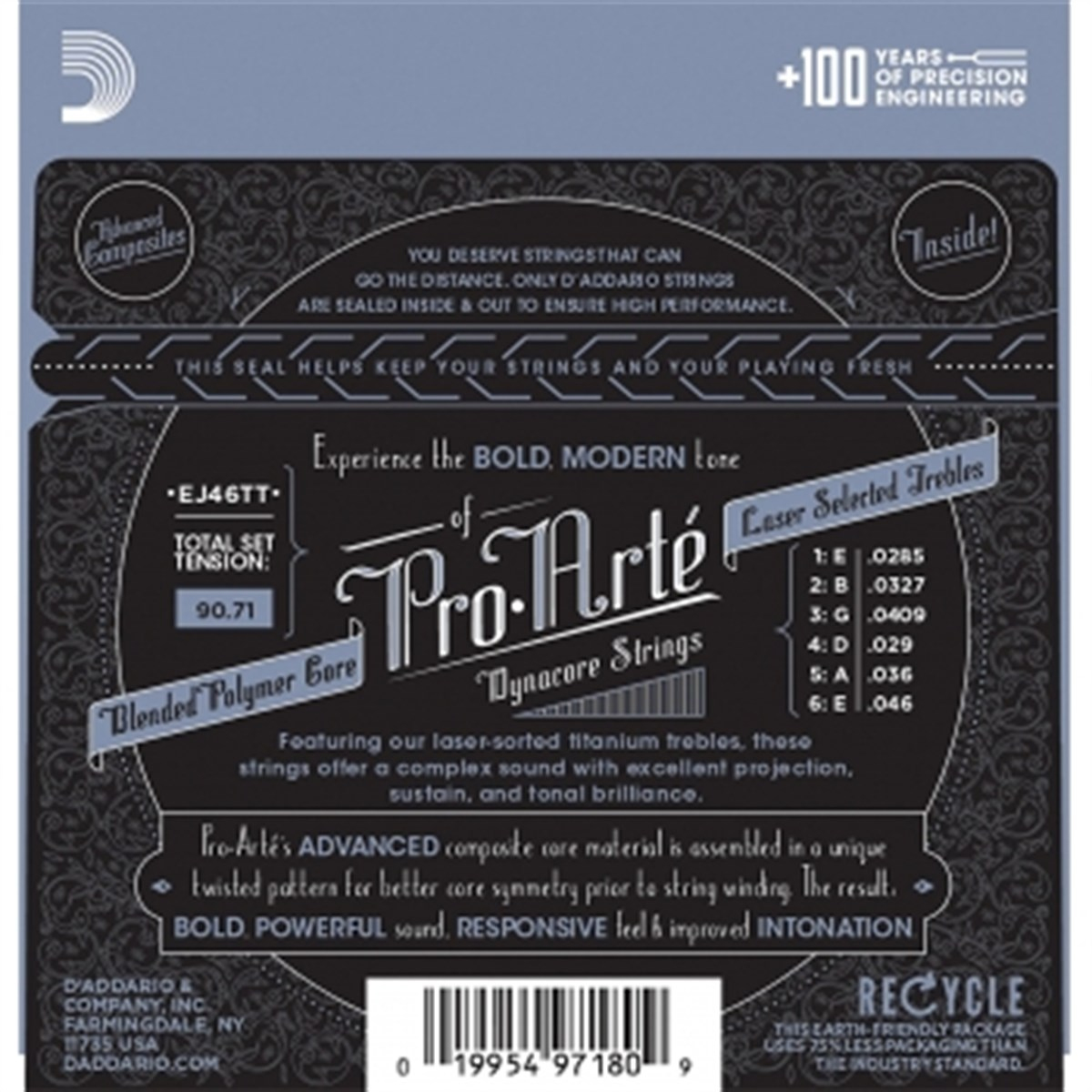 DADDARIO EJ46TT KLASİK GİTAR TEL SETİ HARD TENSION