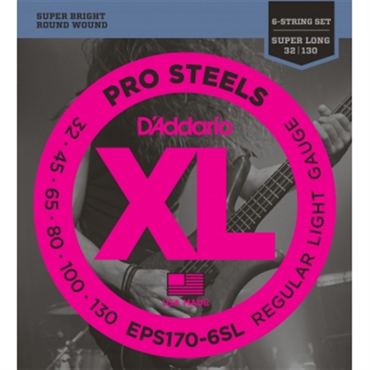 DADDARIO EPS170-6SL BAS GİTAR TEL SETİ 32-130