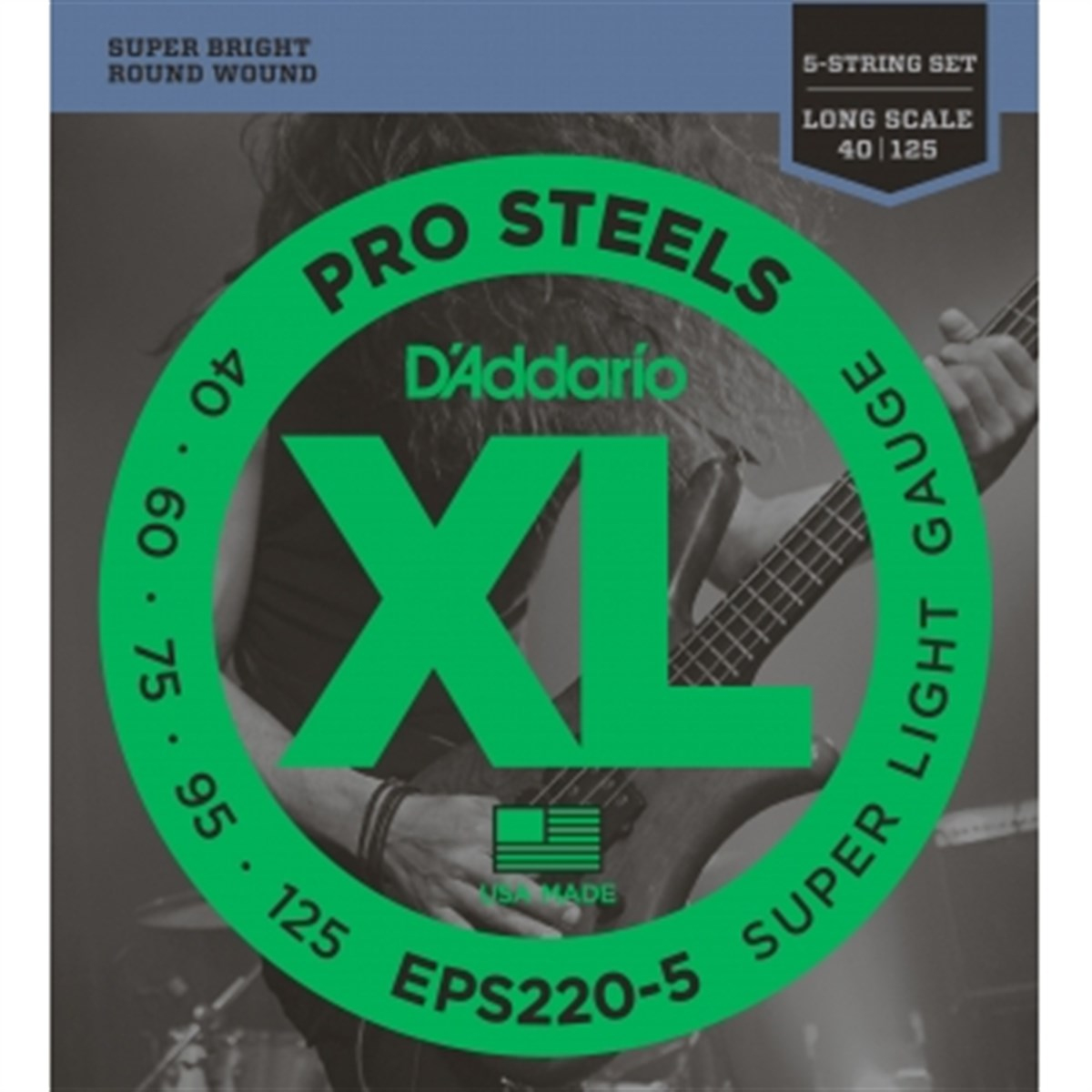 DADDARIO EPS220-5 BAS GİTAR TEL SETİ 40-95