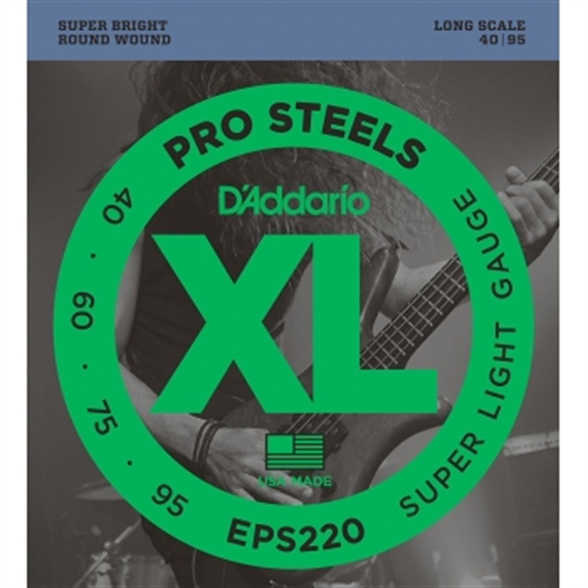 DADDARIO EPS220 BAS GİTAR TEL SETİ 40-95