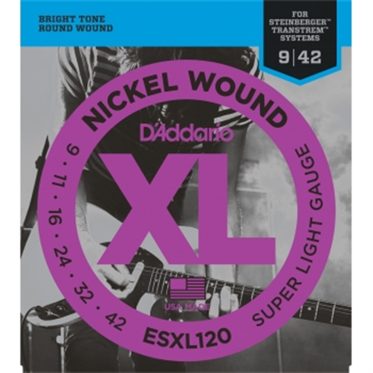 DADDARIO ESXL120 ELEKTRO GİTAR TEL SETİ, XL, 9-42