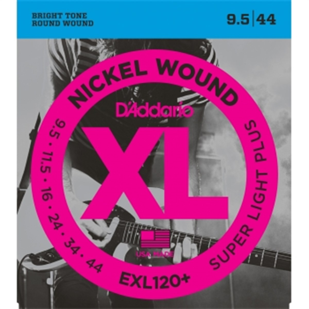 DADDARIO EXL120+ ELEKTRO GİTAR TEL SETİ XL, 9.5-44